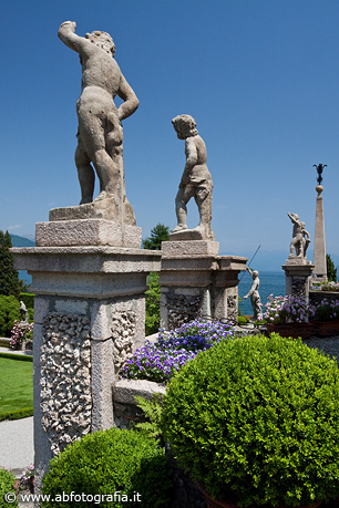 Particolari architettonici, Giardini dell'Isola Bella - Italia