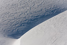 Dune di neve, particolare, Chamois - Italia