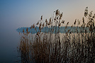 Paesaggio invernale, Lago di Varese - Italia